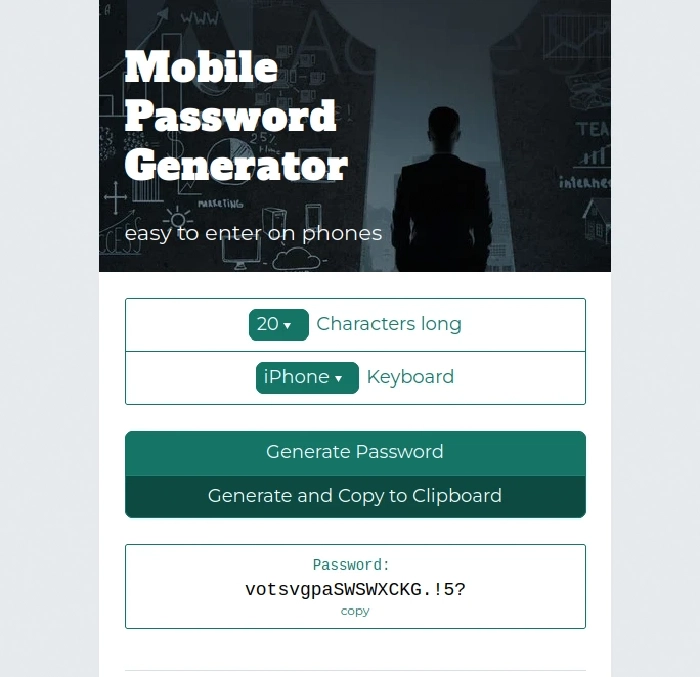 mobile-pw.xyz homepage